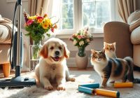 Sprzątanie domu ze zwierzętami: skuteczne metody na sierść, zapachy i codzienny porządek