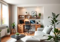 Jak wydzielić home office w salonie, by zachować komfort pracy i relaksu jednocześnie